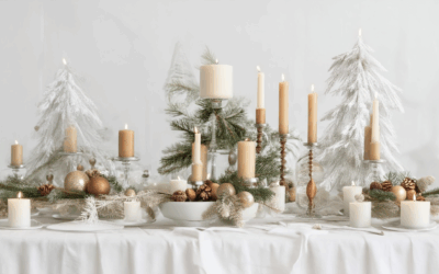 Crafting Unique Christmas Centerpiece Designs for Every Table Size and Occasion with Candle Decorations – Inspiration for Your Holiday Table