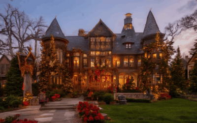 Explore the Enchanting Stetson Mansion Christmas House Tour Experience